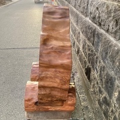 N 貴重な屋久杉の衝立の画像