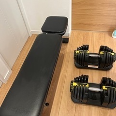 ダンベル及びベンチセット販売【検討者有り】