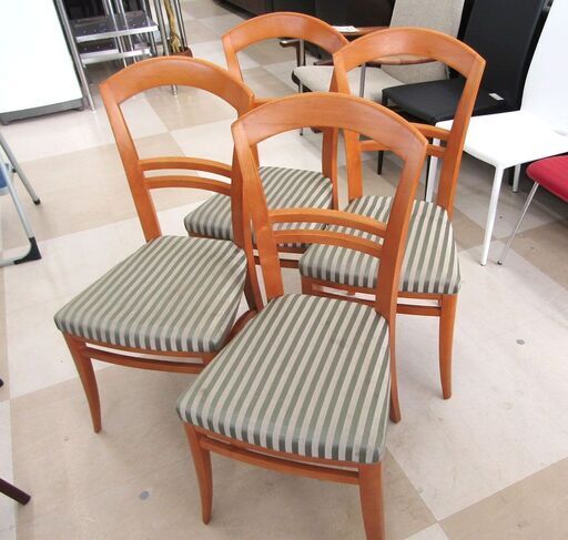 ☆ジモティ割あり☆ ダイニングセット ナチュラル H67×W90×D90