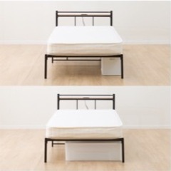 ニトリ シングルパイプベッド(バジーナC2/BK)の画像