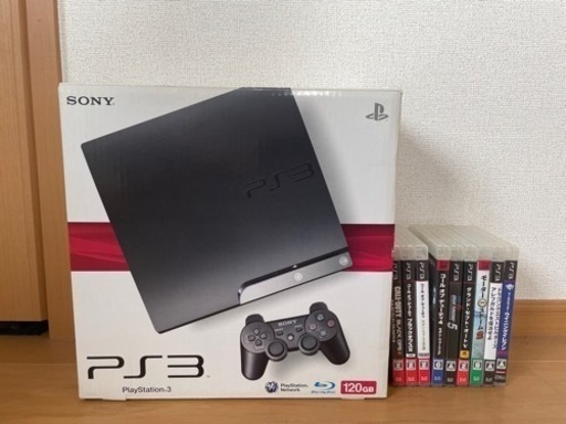 PS3セットゲームカセット、コントローラー付き