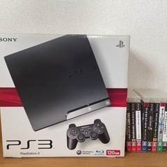 PS3セットゲームカセット、コントローラー付き