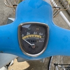 スーパーカブ50周年記念モデル２万5千キロ／不動車の画像