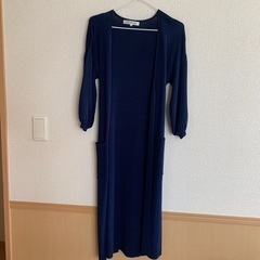 シルク混　ロングカーディガンの画像