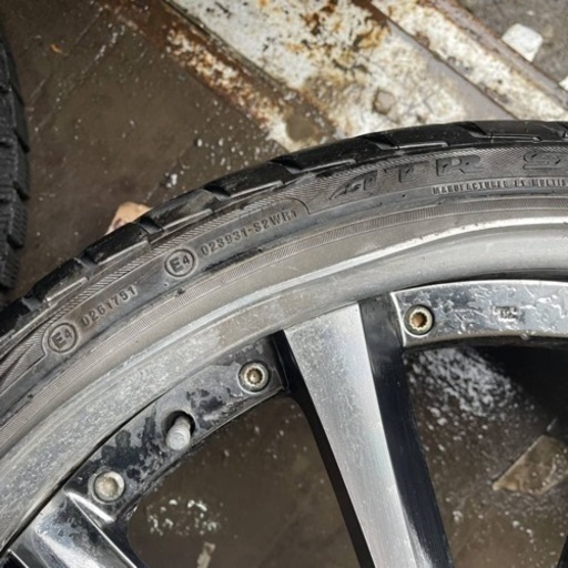 KRANZE Vishunu バリ山　ATR 245/30R22 夏タイヤ　2017年製　22インチ レクサスなど