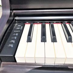 ヤマハ　アウリスYDP164　電子ピアノ　ヘッドホン付　昇降椅子付　気品のブラックの画像
