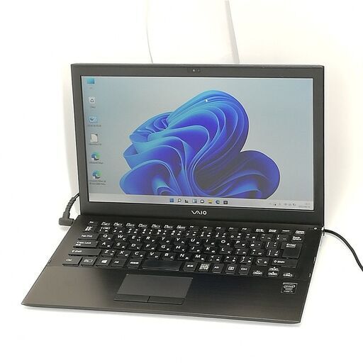高速SSD 13.3型 ノートパソコン SONY VJP132C11N 中古良品 第5世代 Core i5 4GB 無線 Bluetooth Webカメラ Windows11 Office