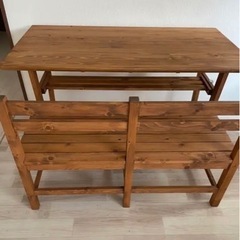 関家具　mam ダイニングテーブル三点セット