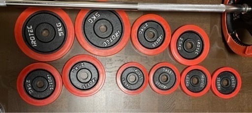 アイロテック　65kg バーベルセット