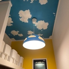 IKEA  雲の可愛い照明の画像