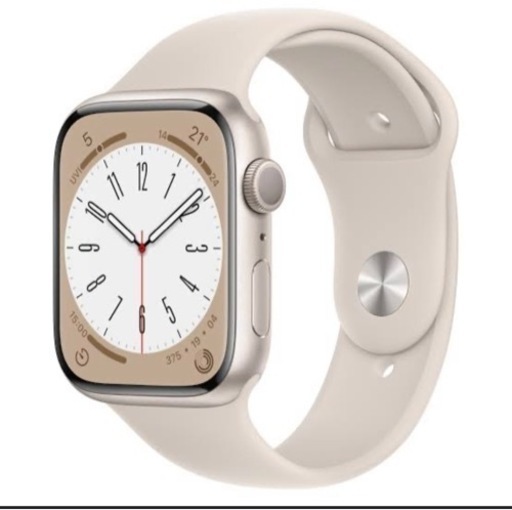 Apple Watch 8  GPSモデル　45mmスターライトアルミニウムケース