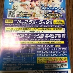 木下大サーカスチケット　2枚の画像