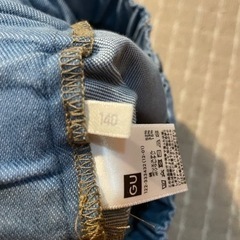 GU 女の子用ボトムス(140)３本セットでの画像