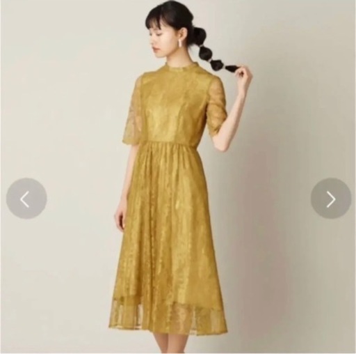 エメ　Aimer 結婚式　ドレス　パーティードレス　グリーン