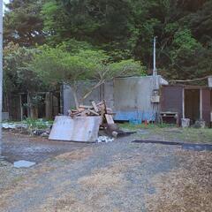 コンテナもらってください　解体撤去　小屋　木材　薪材　廃材　風呂...