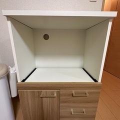 DCM 食器棚 レンジラック