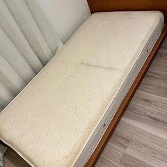 シングルベッド(スノコ)　マットレス付き
