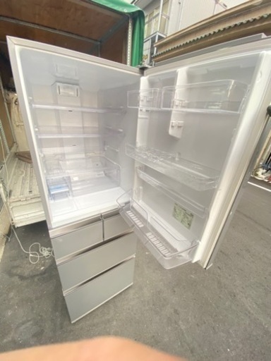 ? 大阪市内配達設置無料 ?アクア冷蔵庫　４１５L 自動製氷機付き??保証有り