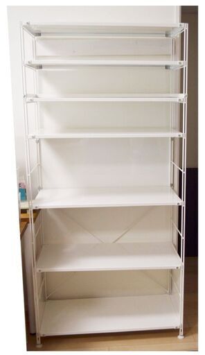 無印良品　スチールユニットシェルフセット　幅84cm×高さ175.5cm