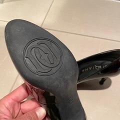 【美品】DIANA/ダイアナ　日本製　ブラック　ハイヒール　23.5cmの画像