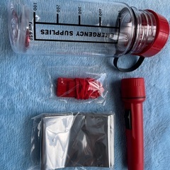 防災便利グッズ☆レッド　未使用品