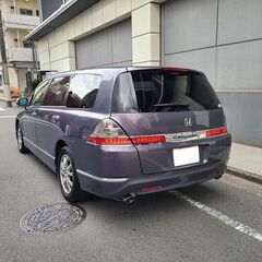 オデッセイＭ　Ｈ19　走行69000キロ　車検6年4月　純正ＨＤＤナビ＆カラーバックカメラ　キセノン　純正16ＡＷ　コーナーセンサー　禁煙車　7人乗の画像