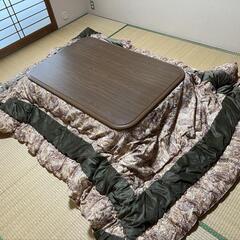 座卓になるこたつ