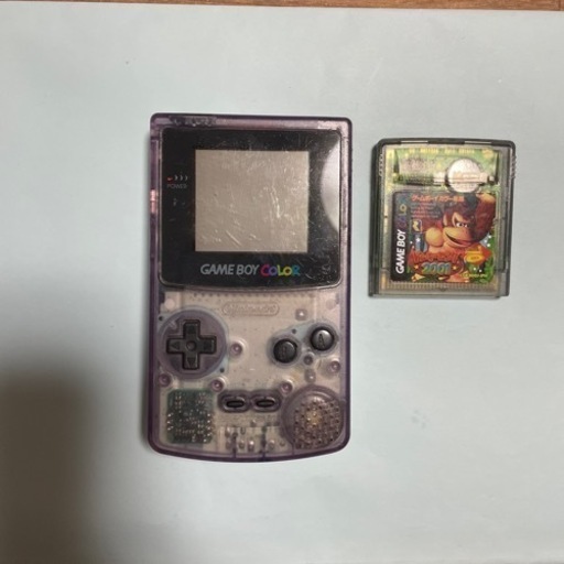 ゲームボーイ　クリアパープル