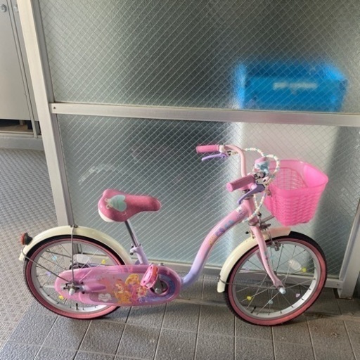 自転車　ディズニー　キッズ　18インチ