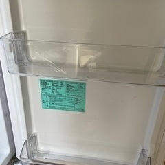 ハイアール冷蔵庫　左開き　2017年式の画像