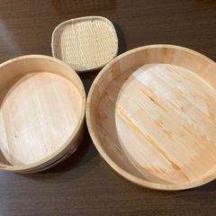 【決まりました！】寿司桶(半切り)