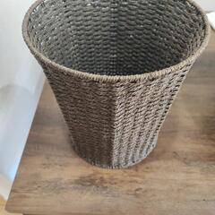 【美品】ダークブラウン 茶色 ゴミ箱