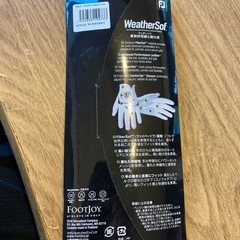 24サイズ　フットジョイ ウェザーソフ ゴルフ グローブ　手袋の画像