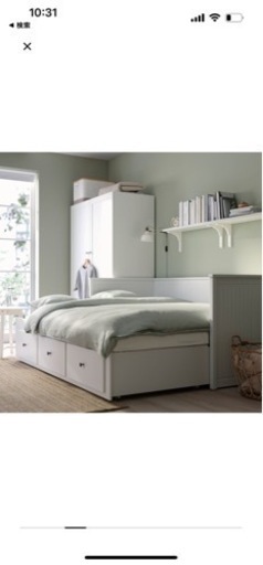 IKEAベッド ヘムネス HEMNES
