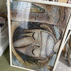 ワンピース　パズル　完成品　枠付き