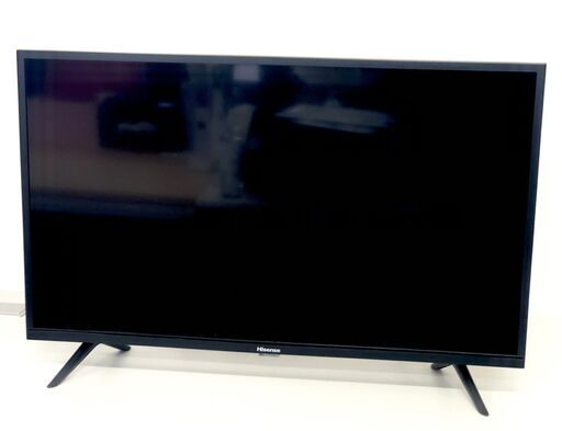 Hisense 液晶テレビ 32H38E 2019年製 32型 ハイセンス(説明書、リモコン、転落防止ベルト付)