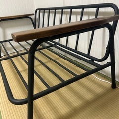 アイアンソファ 2人がけ 骨組みのみ（引取り決まりました）の画像