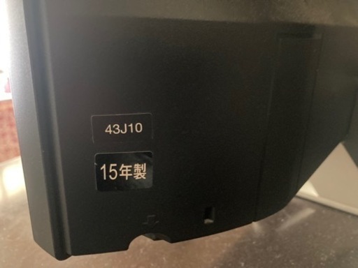 東芝　REGZA 43J10  43インチ　2015年製