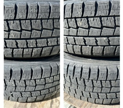 No.752 185/65R15 ダンロップ ウィンターマックス 15インチ 冬タイヤ 4本セット 2017製造 bB 他