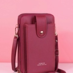 【ほぼ新品】スマホ　ショルダー　携帯バッグ　ウォレットバッグの画像