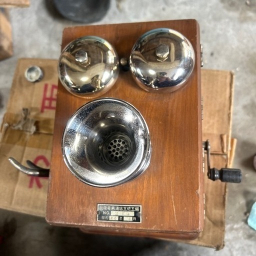 フォトスポットにレトロ電話