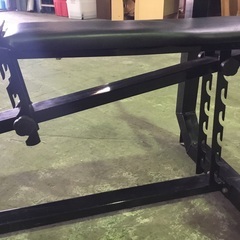 トレーニングベンチ　黒の画像