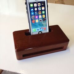 スマホ　置くだけスピーカーの画像
