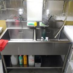 【お店開店予定の方必見】2021年製　２層シンク