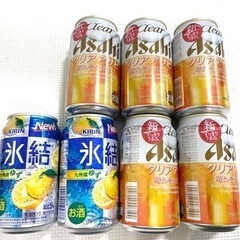 お酒いろいろ ビール、氷結ゆず 7本