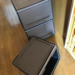 スタッキングボックス（収納ボックス）3個セットの画像
