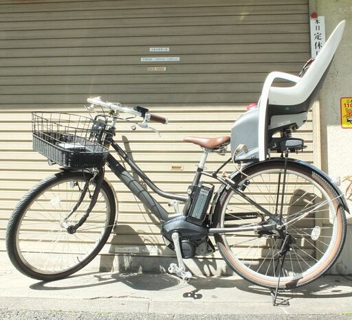 YAMAHA ヤマハ PAS minä 電動付き自転車 PA26M ママチャリ チャイルドシート付き ブラック 26インチ【直接引取限定】