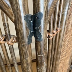 籐の衝立あげますの画像