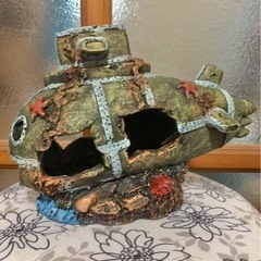 ★ アクアリウム 水槽 潜水艦 魚 オーナメント ★の画像