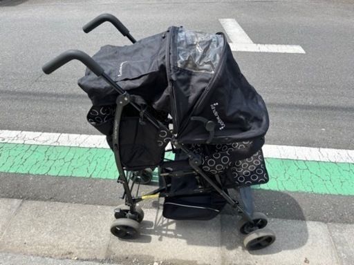 キンダーワゴン　双子ベビーカー　年子　2人乗せ